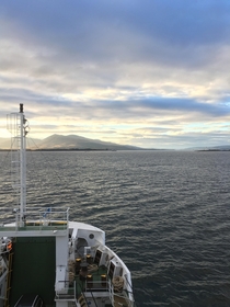 On the ferry to the Isle of Mull 