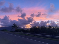 On the highway in Hawaii 