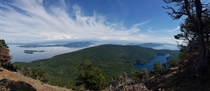 On top of Mt Constitution Orcas Island WA 