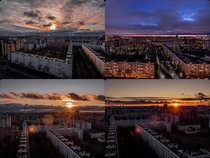 One day of St Petersburg sky