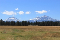 One of my favorite shots I have got of the Sisters Mountains Oregon 