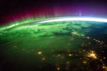 One of the clearest shots of an aurora from space courtesy NASA