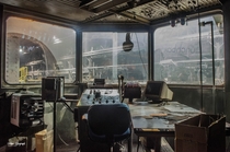 One of the Control Rooms at an Abandoned Steel Mill 