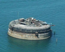 One of the  forts in the solent between the Isle of Wight and great Britain another of the  has been turned into a hotel