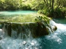 One of the lakes in national park Plitvice Croatia 