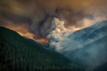 One of the many major fires burning across British Columbia Canada right now Boulder Creek Fire by Shawn Evans 