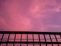 One of the pinkest sky I ever witnessed