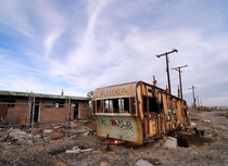 One of the strangest and probably most unhealthy locations in California Salton sea west shore OC x