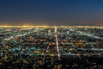 Only a portion of the vast expanse of Los Angeles as seen from the Griffith Observatory 
