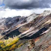 Ophir Pass in the San Juan Mountains Colorado 