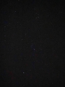 Orion and other stars from the empty quarter desert using my iphone  it aint much but it honest work