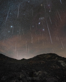Orion and the Geminids