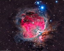 Orion Nebula M  by Dimitri Goderdzishvili 