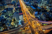 Osaka elevated highways 