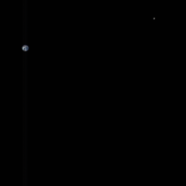 OSIRIS-Rex of NASA took this photo of the Earth Moon system Thats how far the Apollo missions took astronauts