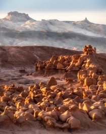 Other-worldly views from Goblin Valley State Park in Utah 