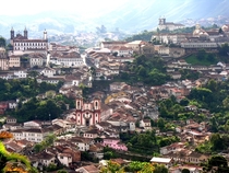 Ouro Preto Brazil which was one of the richest cities in the world in the th century due to its gold mines 