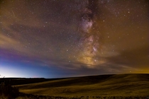 Out in the rolling wheat fields of the Palouse near the Idaho border I only had to walk a few hundred feet to uncover our galaxy 