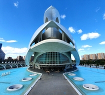 Palau de les Arts Reina Sofa Valencia Spain designed by Santiago Calatrava 