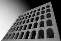 Palazzo della Civilta Italiana aka Square Colosseum Marcello Piacentini Rome  OC