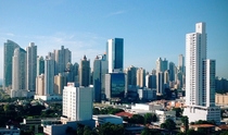 Panama City financial district 