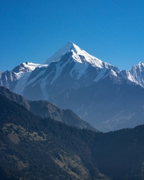 Panchachuli II peak in the Indian Himalayas 