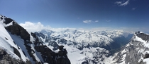 Panorama of Mt Titlis Switzerland 