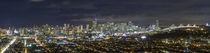 Panorama of San Francisco at night 