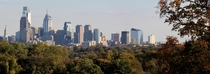 Panorama of the Philadelphia skyline 