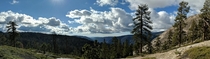 Panorama Sentinel Dome Yosemite 