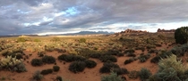 Panorama taken in Arches National Park Utah with my iPhone s 