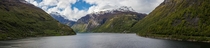 Panoramic of Geirangerfjord Norway 