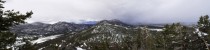Panoramic of Rocky Mountain National Park 