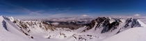 Panoramic view of Mount St Helens crater from the summit 