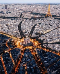 Paris at day and night Paris France