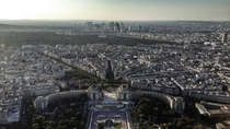 Paris from the Eiffel Tower 