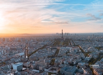 Paris top of Montparnasse tower