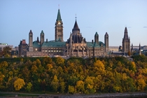 Parliament Building in the Fall 