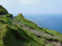 Path along the Cliffs of Moher 