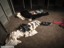 Patients clothing and shoes still lay scattered eerily around this abandoned psychiatric hospital in Michigan  