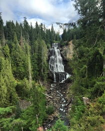 Peaceful Waterfall in British Columbia 