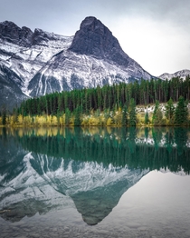Perfect Reflection  Banff Alberta   X   OC 