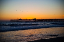 Perfect Summer Sunset - San Clemente Pier 