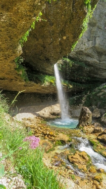 Perinik Waterfall Slovenia 