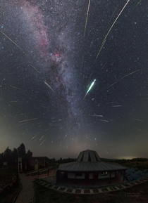 Perseid Meteors over Slovakia by Petr Horlek