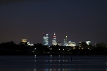 Perth City Skyline Half of it From across the Canning River 