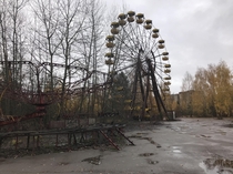 Photo I took of the Abandoned Ferris wheel in Pripyat near Chernobyl Ukraine