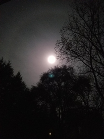 Photo of a supermoon I took back in Nov  on a Samsung Galaxy s The ring was stunning to see irl