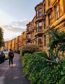 Picture of a street in Glasgow Scotland that the Brooklyn post reminded me of