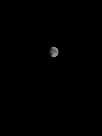 Picture of the moon with my iPhone  pro